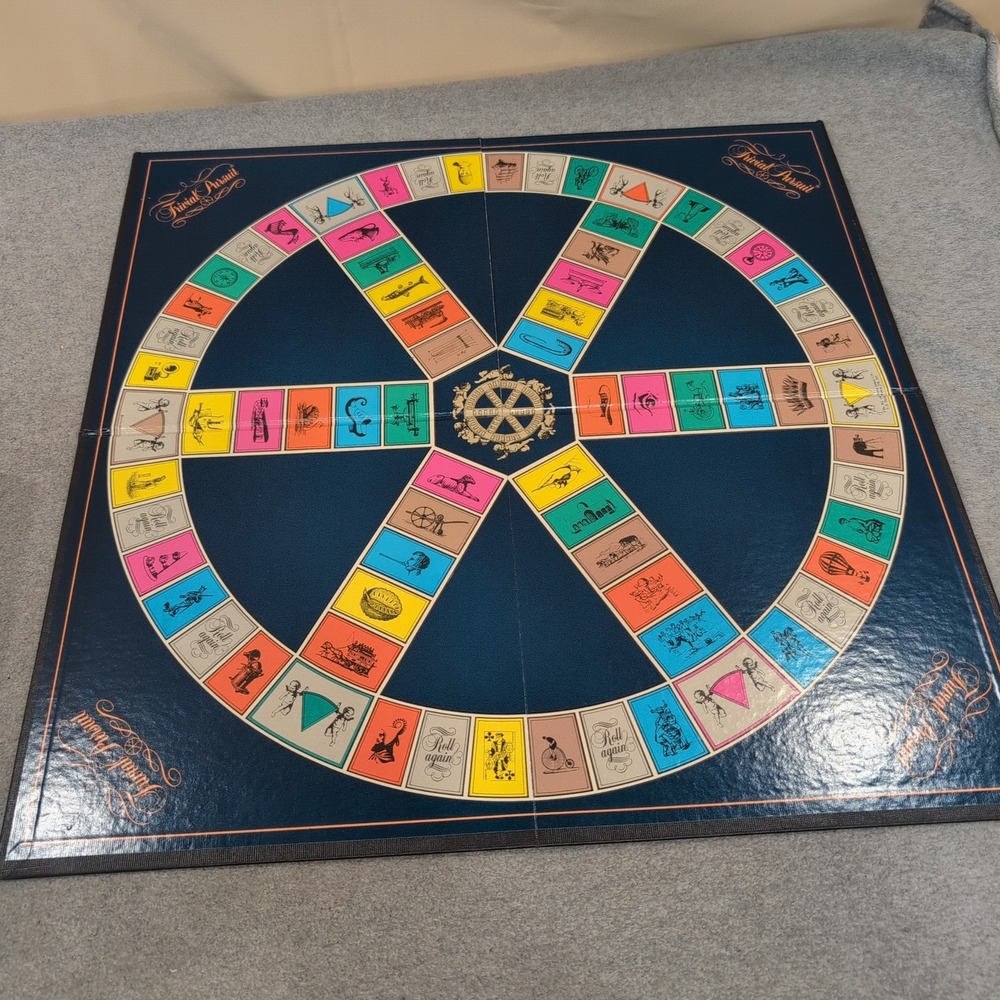 Trivial Pursuit Master Game Genus Edition 1981 Vintage Board Game Blue Box - Picture 3 of 4